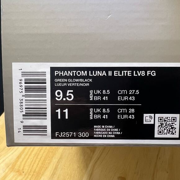 Nike Phantom Luna 2 Elite LV8 FG “Vortex Pack” FJ2571 300 Mens Size 9.5 - Picture 11 of 11